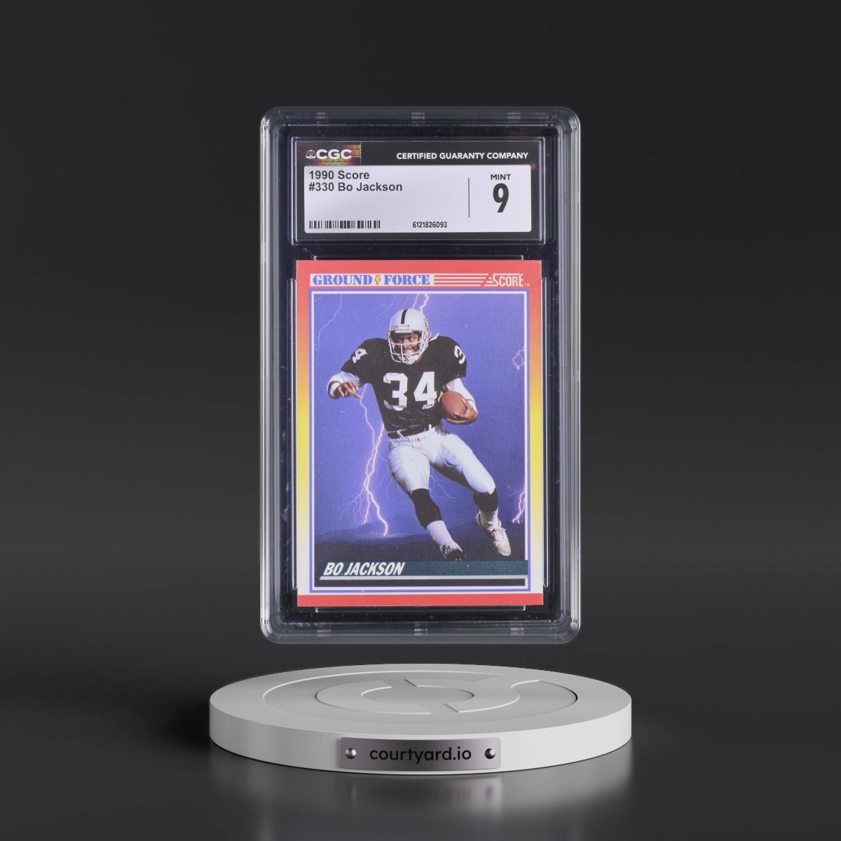 1990 Score #330 Bo Jackson (CGC 9 MINT)