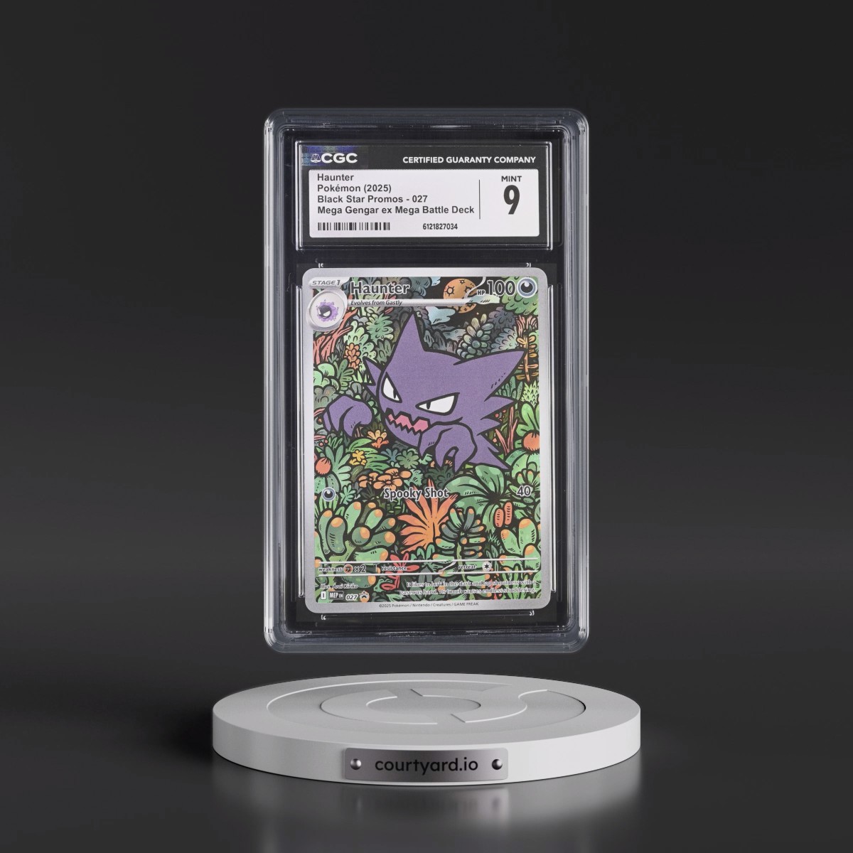 2025 Black Star Promos - Mega Evolution MEP EN #027 Haunter - Mega Gengar ex Mega Battle Deck (Holo) (CGC 9 MINT)