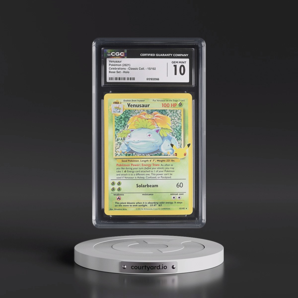 2021 Celebrations - Classic Collection #15/102 Venusaur - Base Set Holo (CGC 10 GEM MINT)