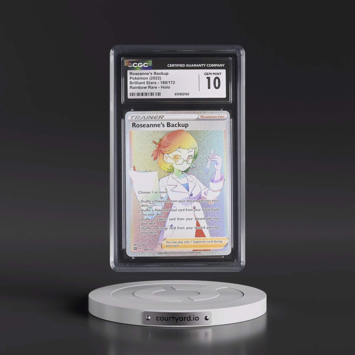 2022 Brilliant Stars #180/172 Roseanne's Backup - Rainbow Rare Holo (CGC 10 GEM MINT)