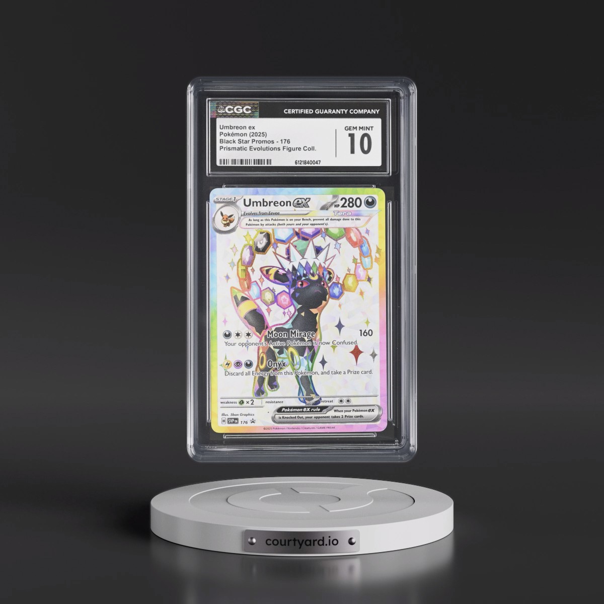 2023 Black Star Promos - Scarlet & Violet SVP EN #176 Umbreon ex - Prismatic Evolutions Premium Figure Collection (Holo) (CGC 10 GEM MINT)