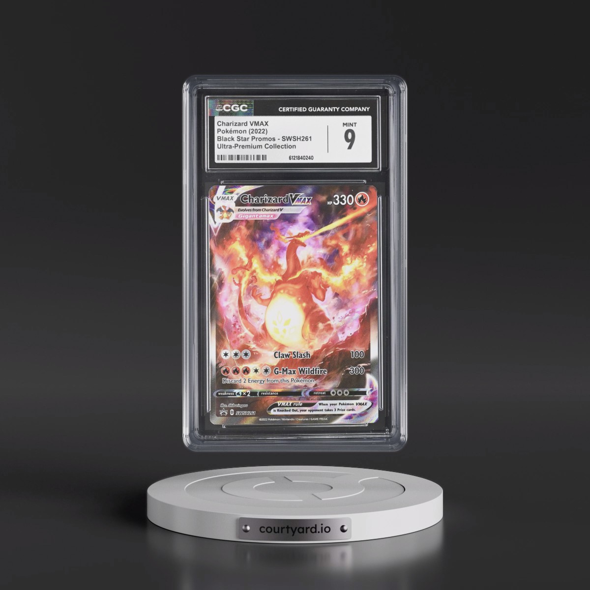 2017 Black Star Promos - Sword & Shield #SWSH261 Charizard VMAX - Ultra-Premium Collection (Holo) (CGC 9 MINT)