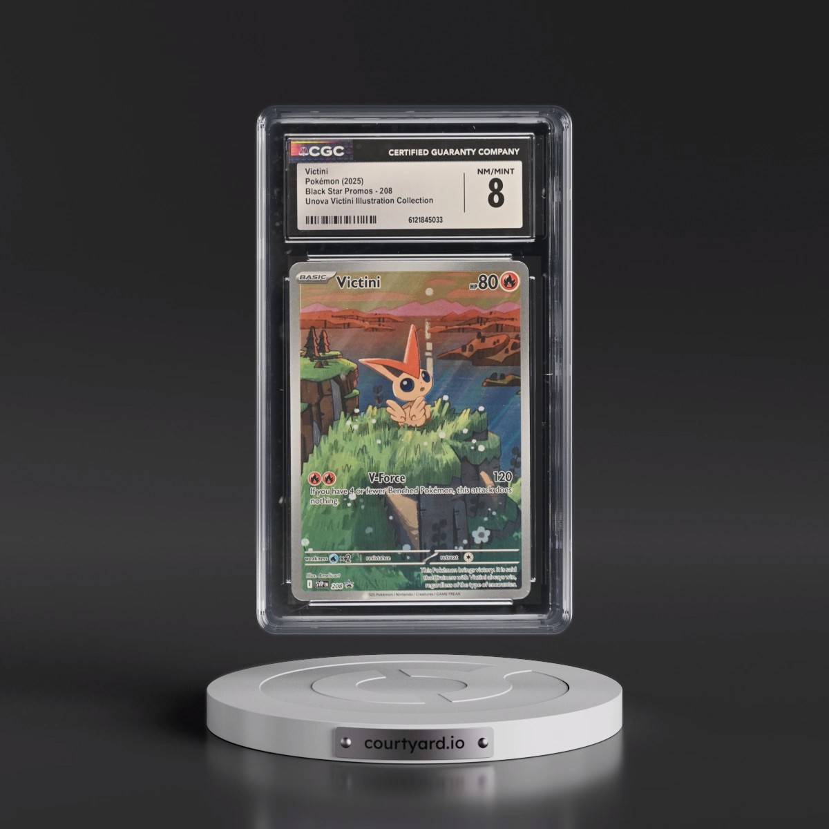 2023 Black Star Promos - Scarlet & Violet SVP EN #208 Victini - Unova Victini Illustration Collection (Holo) (CGC 8 NM-MT)
