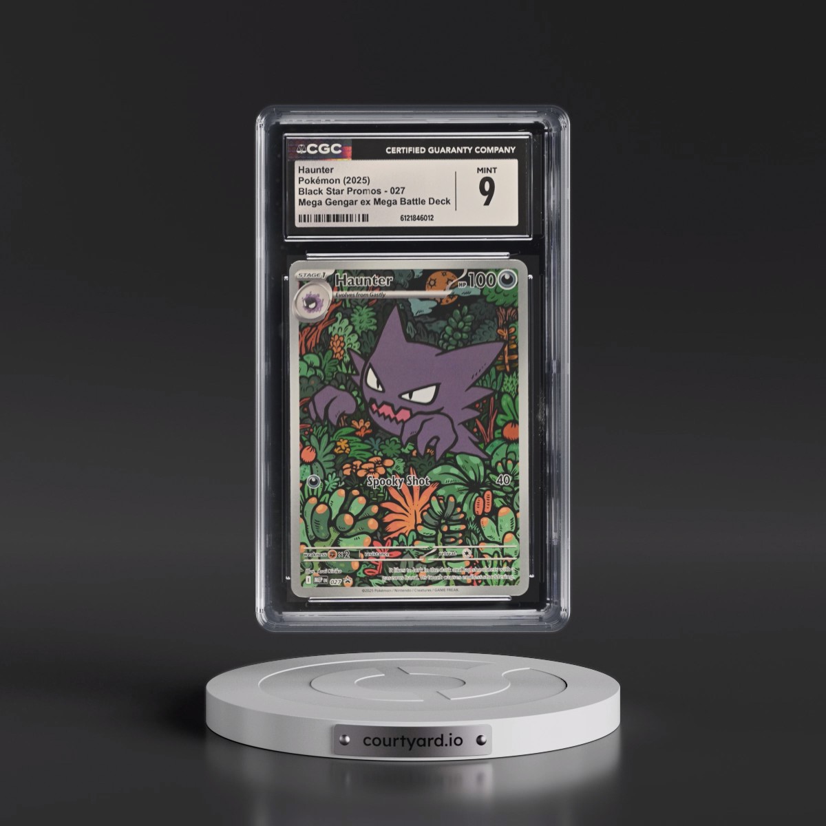 2025 Black Star Promos - Mega Evolution MEP EN #027 Haunter - Mega Gengar ex Mega Battle Deck (Holo) (CGC 9 MINT)