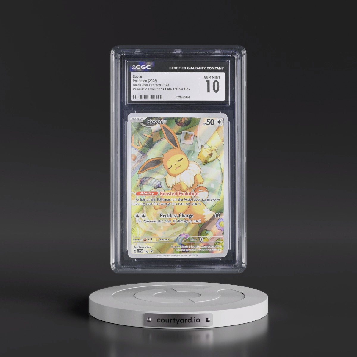 2023 Black Star Promos - Scarlet & Violet SVP EN #173 Eevee - Prismatic Evolutions Elite Trainer Box (Holo) (CGC 10 GEM MINT)