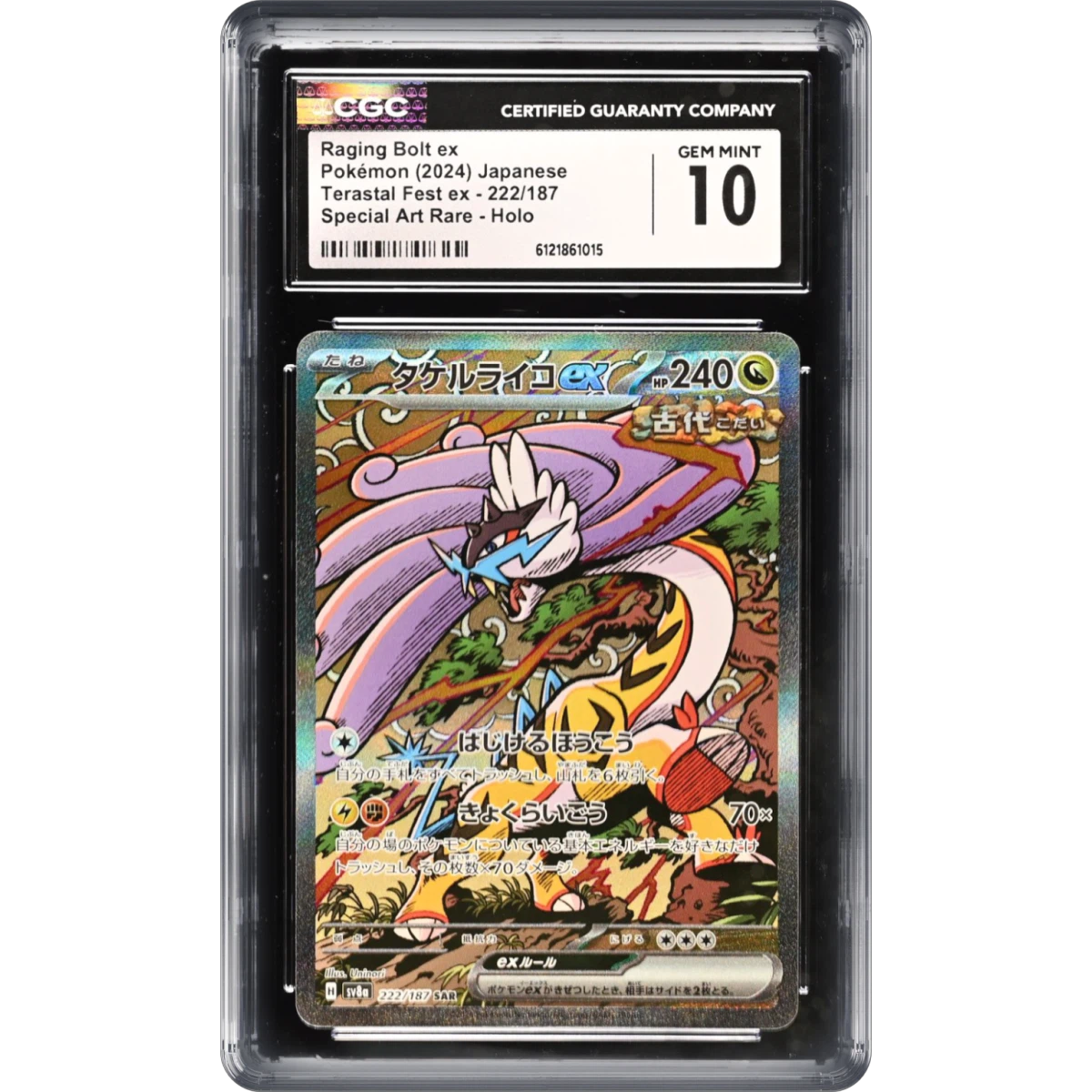 High Class Pack: Terastal Fest - Raging Bolt ex - Special
