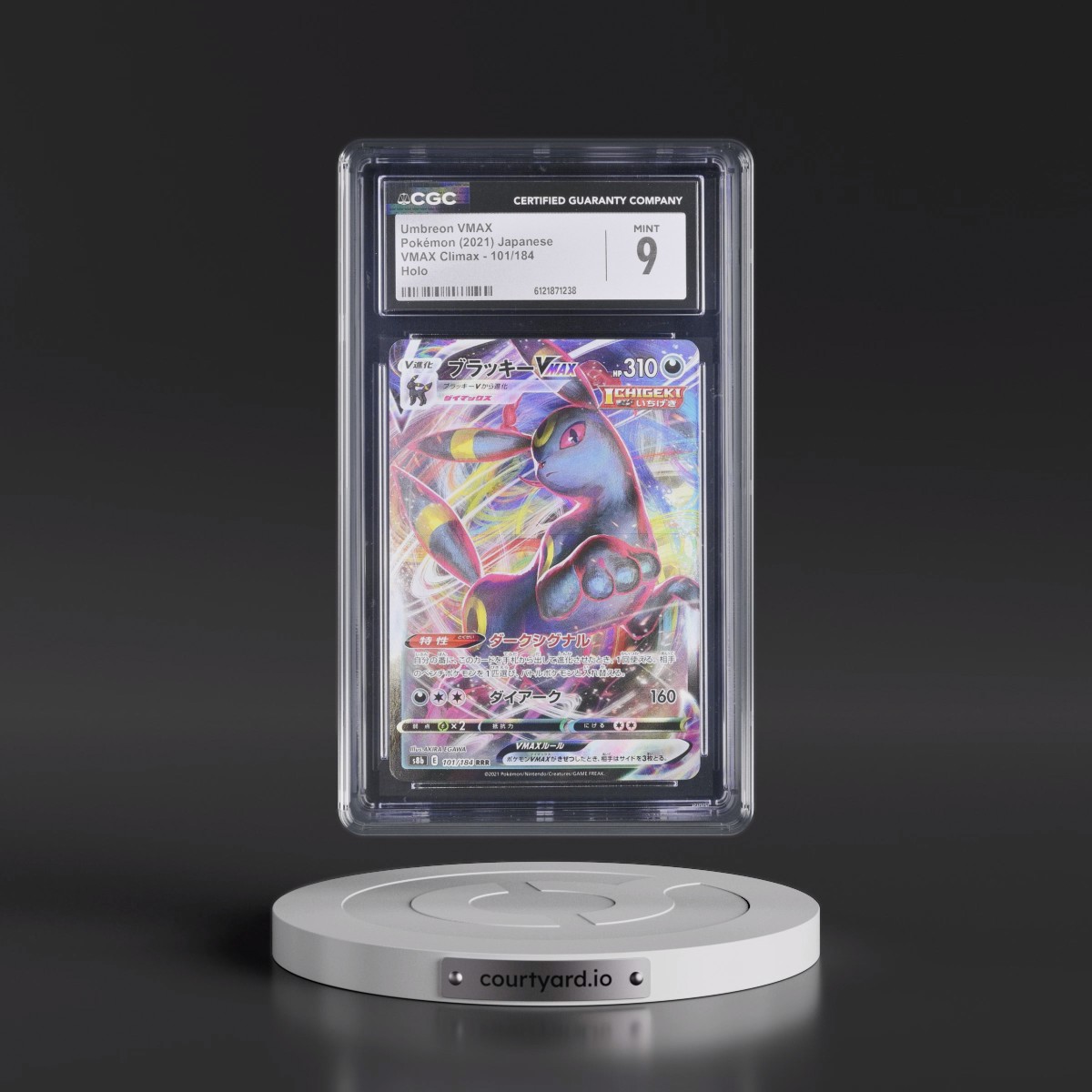 2021 VMAX Climax #101/184 Umbreon VMAX - Holo (CGC 9 MINT)