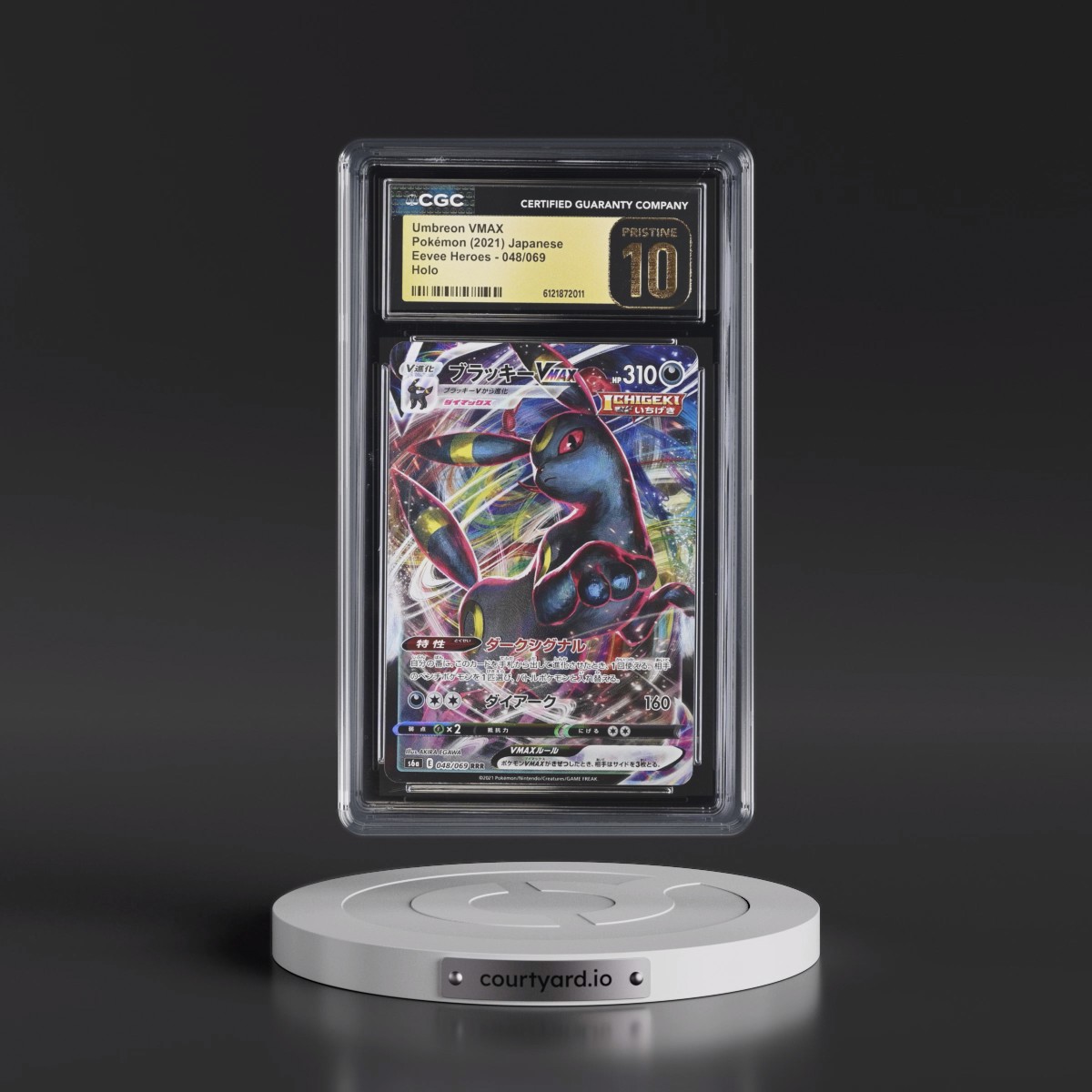 2021 Eevee Heroes #048/069 Umbreon VMAX - Holo (CGC 10 PRISTINE)