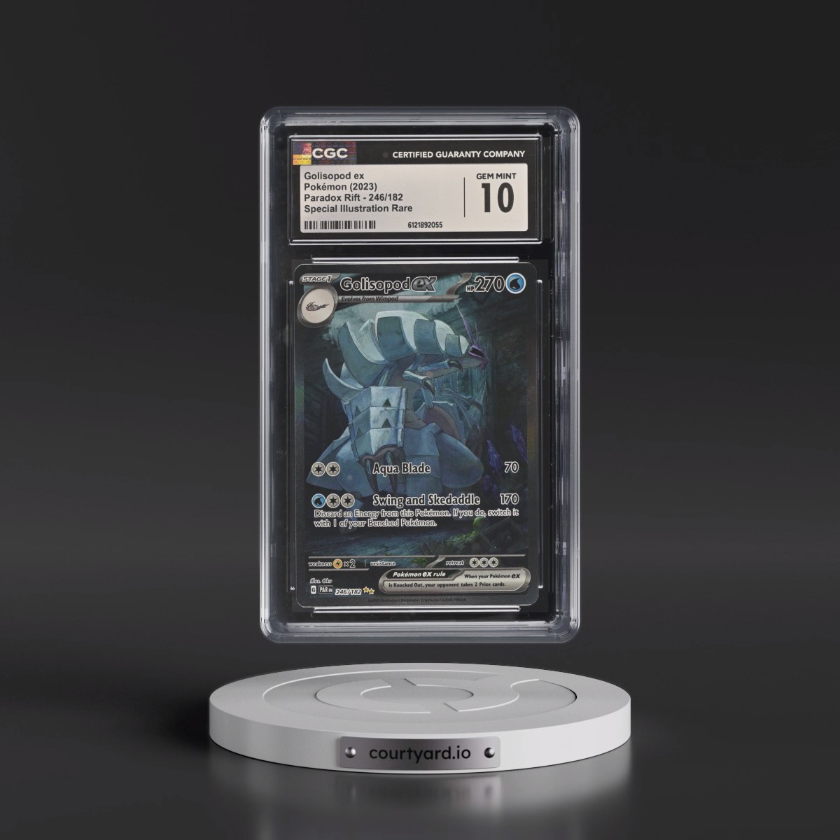 2023 Paradox Rift - PAR EN #246/182 Golisopod ex - Special Illustration Rare (CGC 10 GEM MINT)