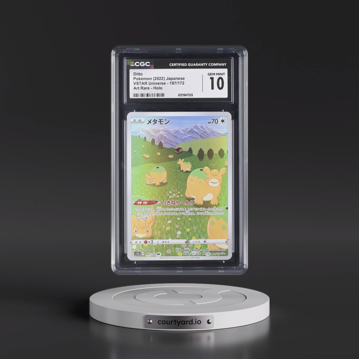 2022 VSTAR Universe #197/172 Ditto - Art Rare Holo (CGC 10 GEM MINT)