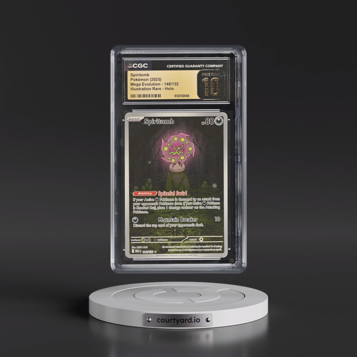 2025 Mega Evolution - MEG EN #148/132 Spiritomb - Illustration Rare Holo (CGC 10 PRISTINE)