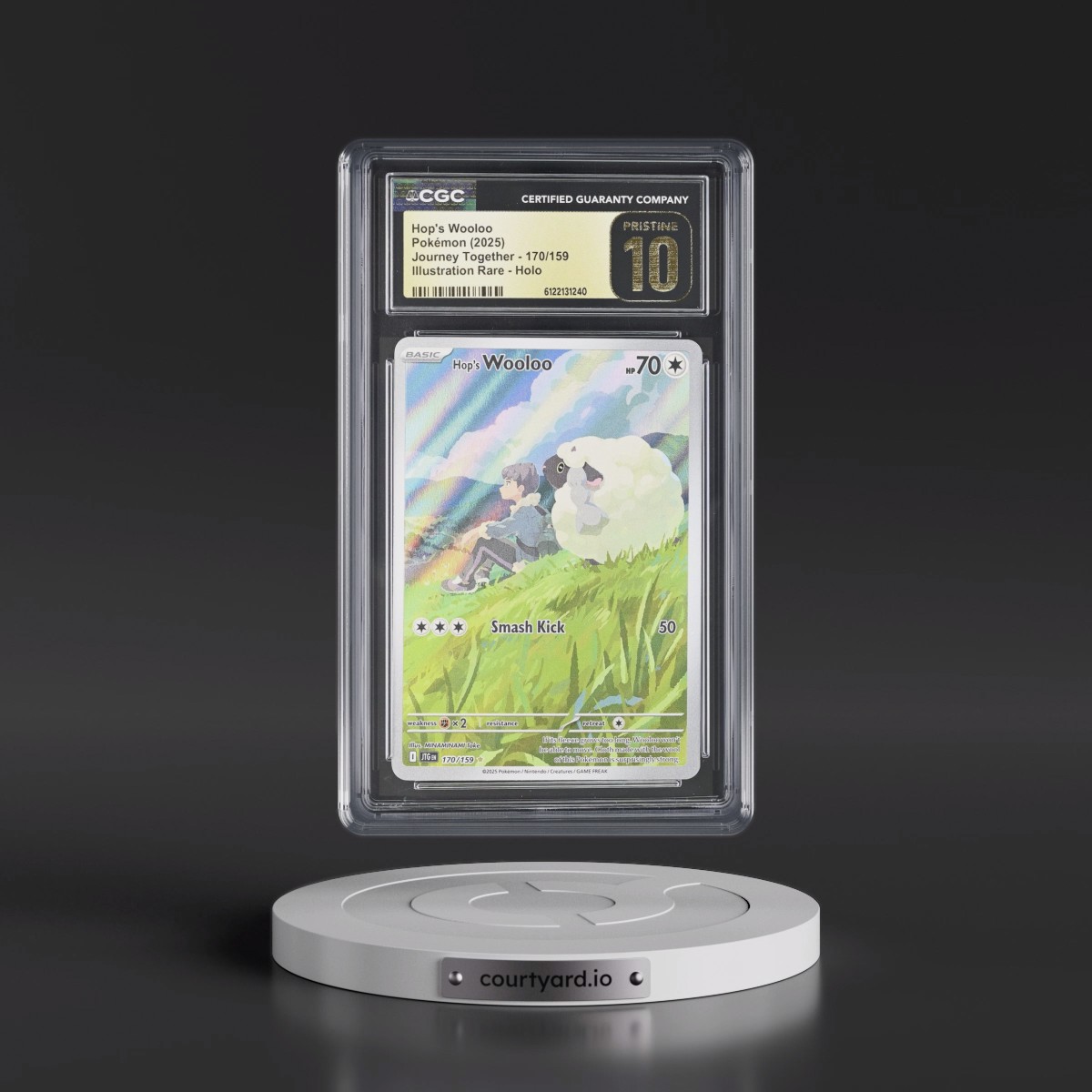 2024 Journey Together - JTG EN #170/159 Hop's Wooloo - Illustration Rare Holo (CGC 10 PRISTINE)