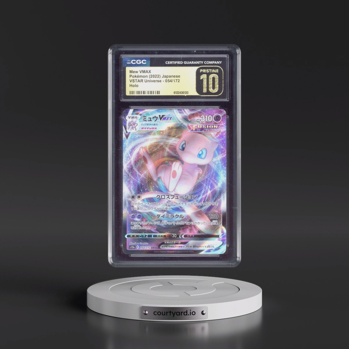 2022 VSTAR Universe #054/172 Mew VMAX - Holo (CGC 10 PRISTINE)