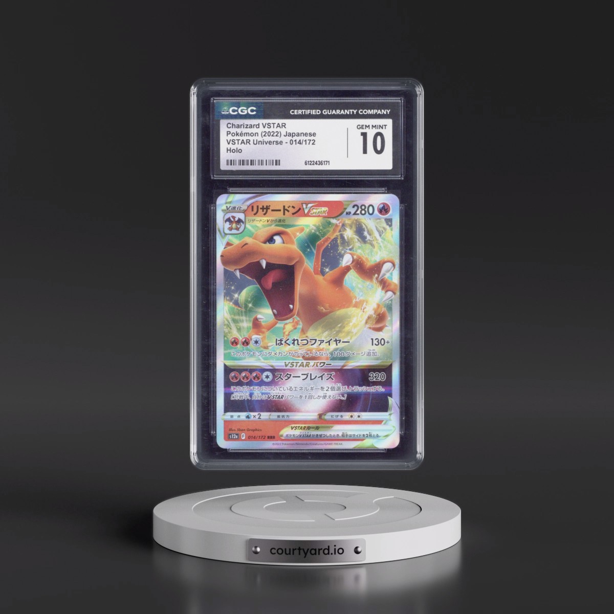 2022 VSTAR Universe #014/172 Charizard VSTAR - Holo (CGC 10 GEM MINT)