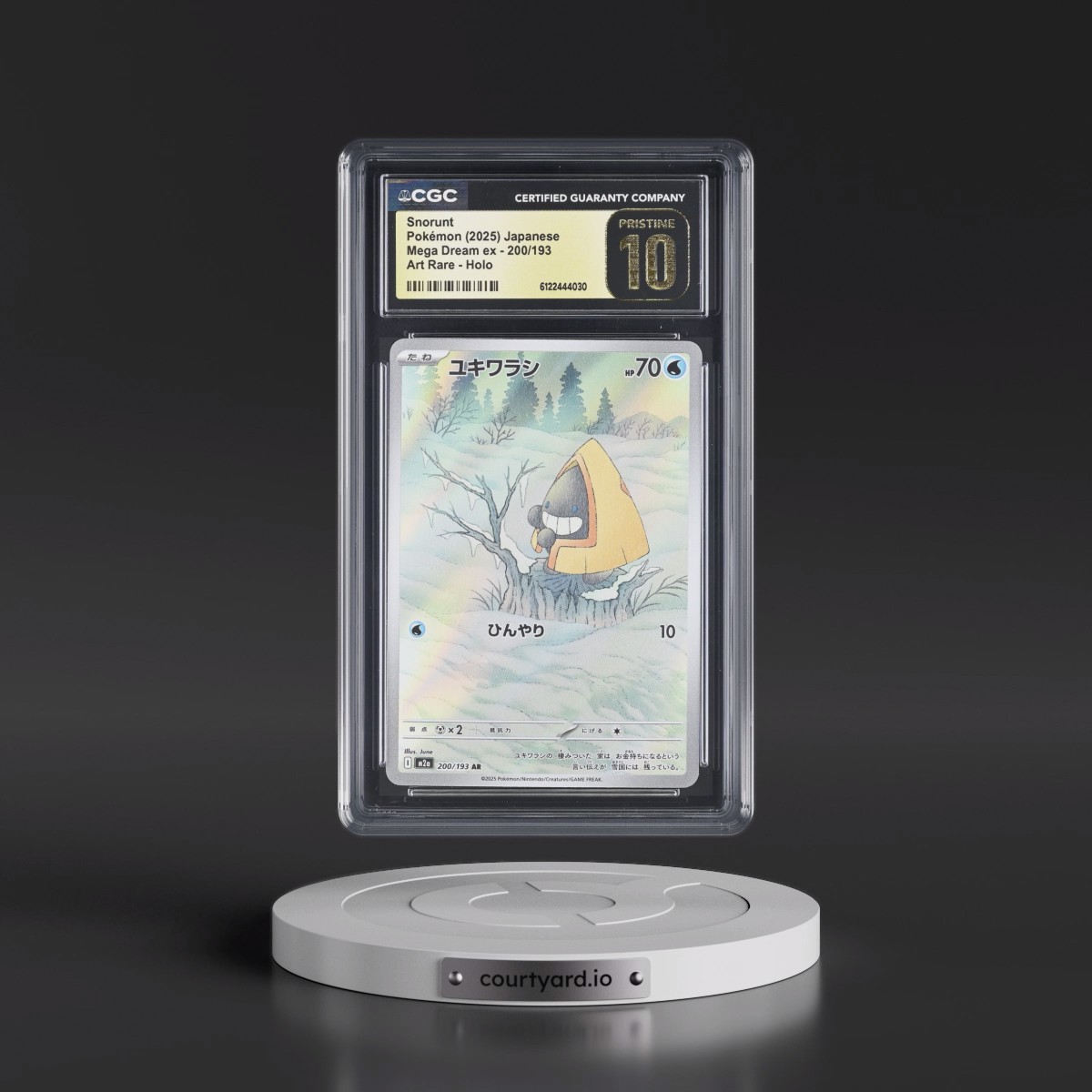 2025 Mega Dream ex - M2a #200/193 Snorunt - Art Rare Holo (CGC 10 PRISTINE)