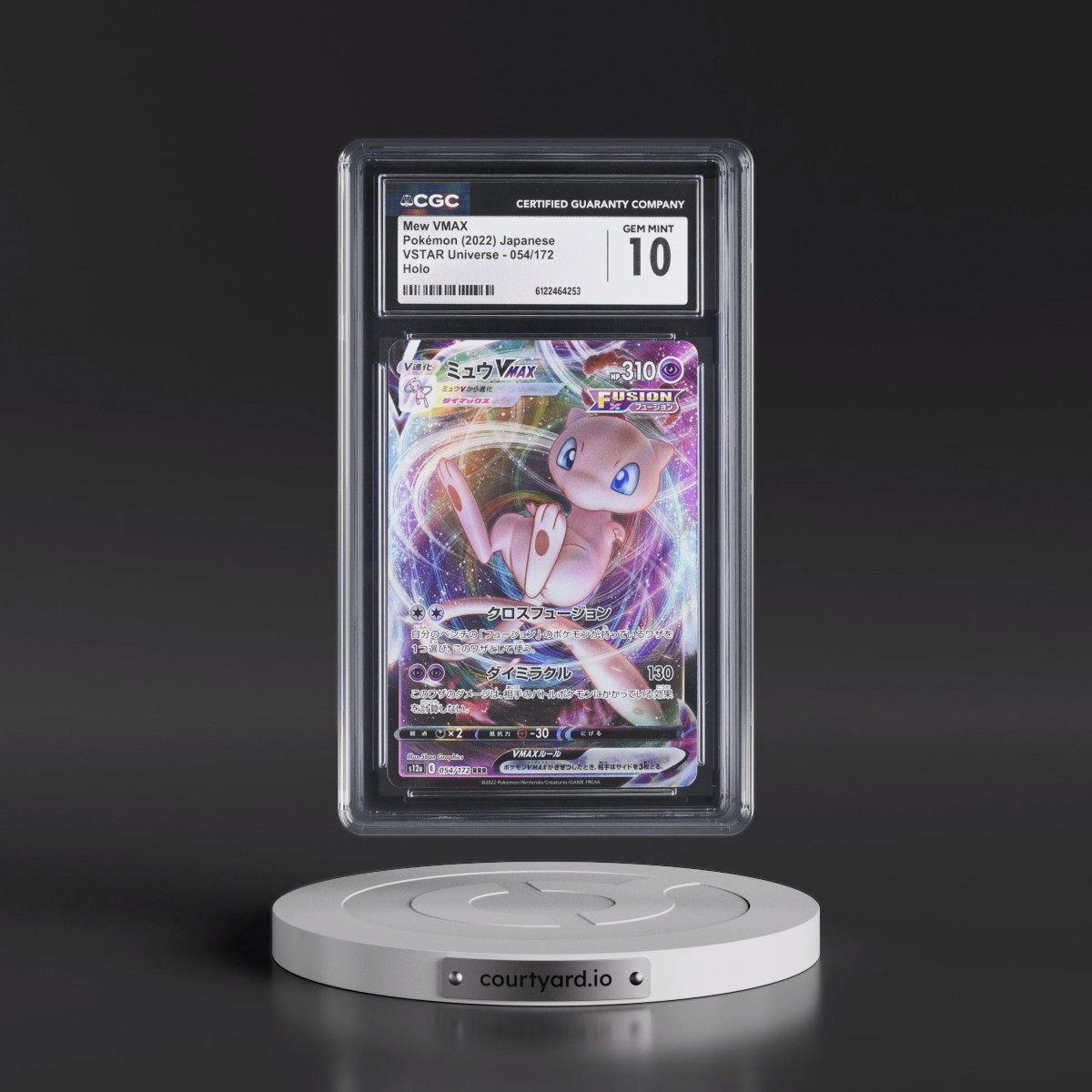 2022 VSTAR Universe #054/172 Mew VMAX - Holo (CGC 10 GEM MINT)