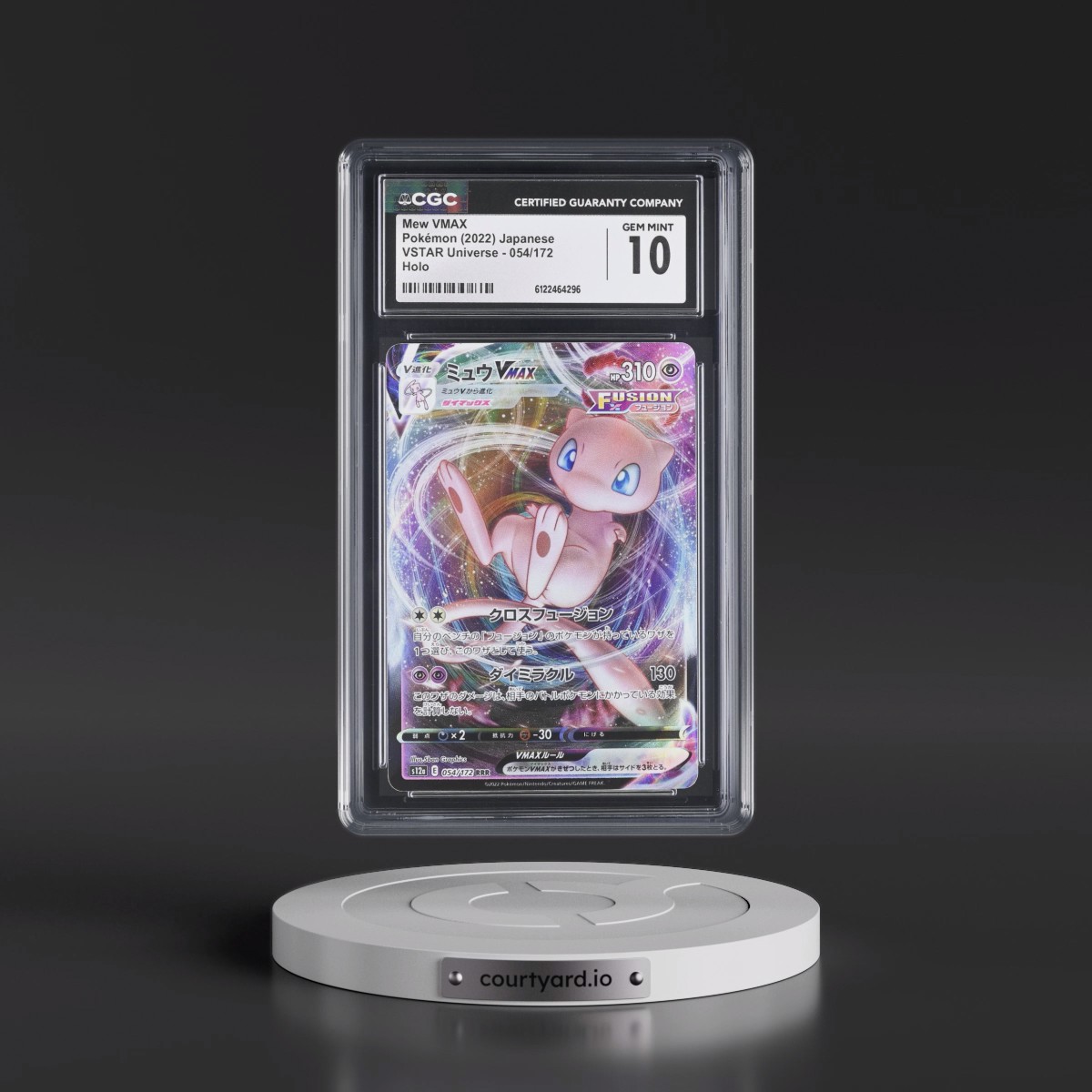 2022 VSTAR Universe #054/172 Mew VMAX - Holo (CGC 10 GEM MINT)