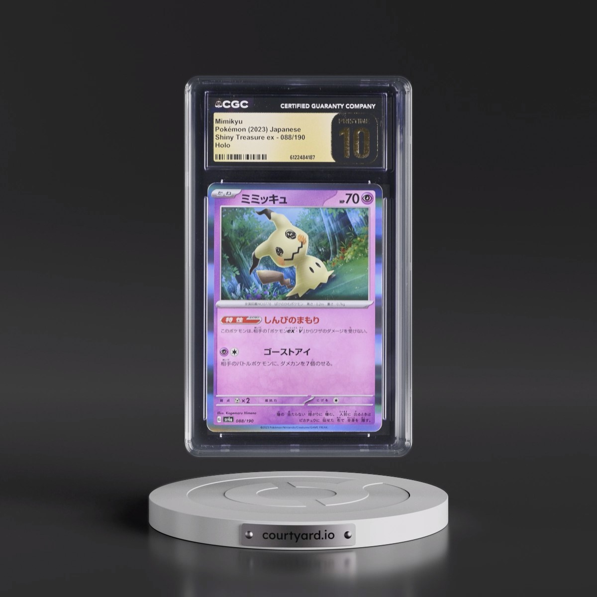 2023 Shiny Treasure ex #088/190 Mimikyu - Holo (CGC 10 PRISTINE)