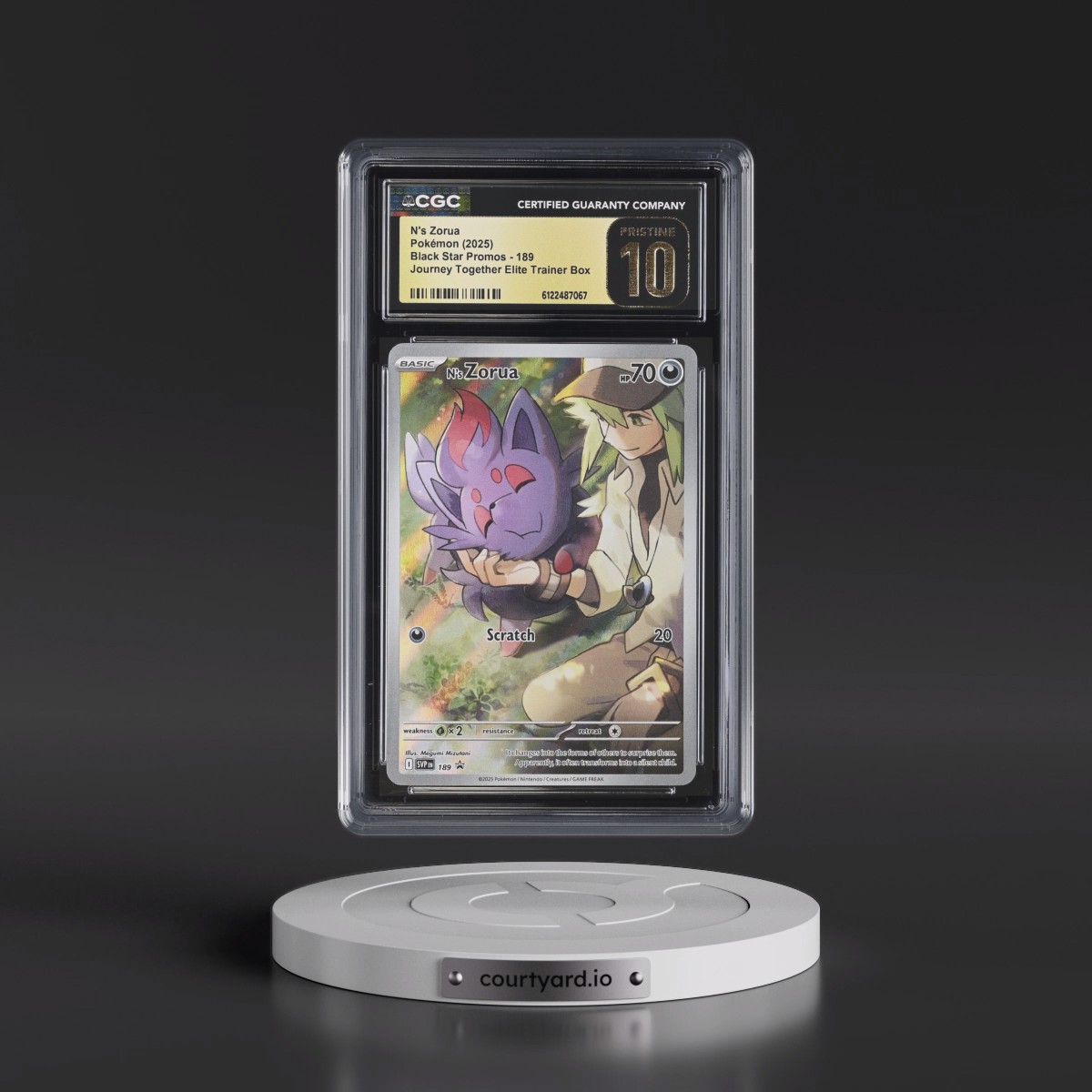 2023 Black Star Promos - Scarlet & Violet SVP EN #189 N's Zorua - Journey Together Elite Trainer Box (Holo) (CGC 10 PRISTINE)