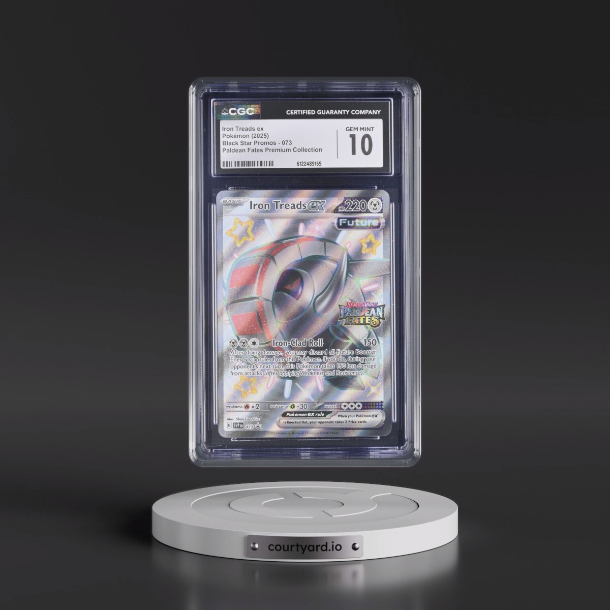 2023 Black Star Promos - Scarlet & Violet SVP EN #073 Iron Treads ex - Paldean Fates Premium Collection (Holo) (CGC 10 GEM MINT)