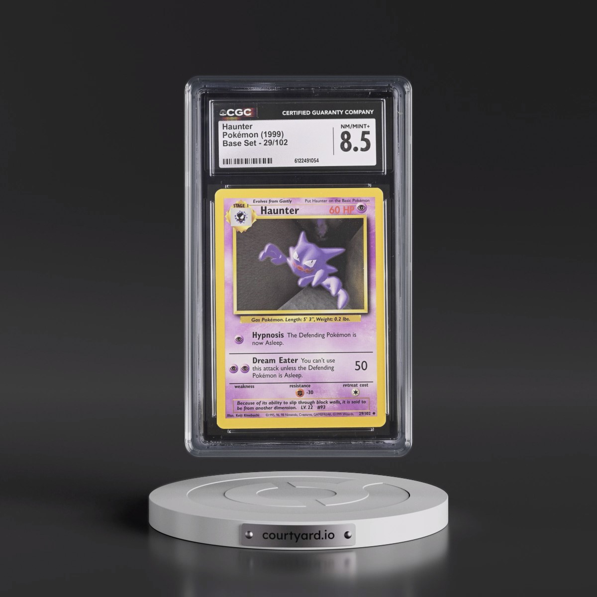 1999 Base Set #29/102 Haunter (CGC 8.5 NM-MT+)