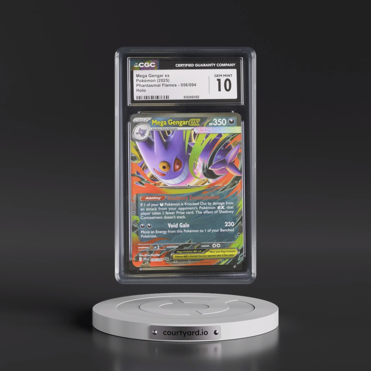 2025 Phantasmal Flames - PFL EN #056/094 Mega Gengar ex - Holo (CGC 10 GEM MINT)