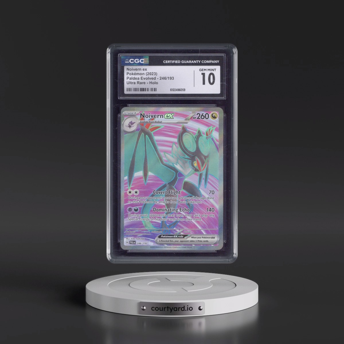 2023 Paldea Evolved - PAL EN Noivern ex - Ultra Rare Holo #246/193 CGC 10