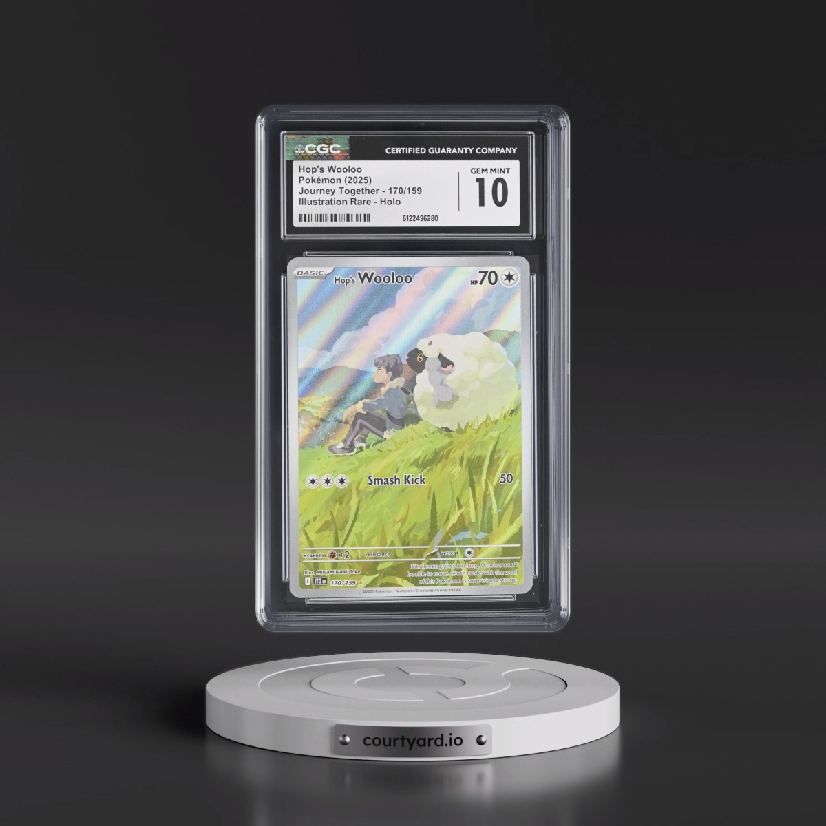 2024 Journey Together - JTG EN #170/159 Hop's Wooloo - Illustration Rare Holo (CGC 10 GEM MINT)