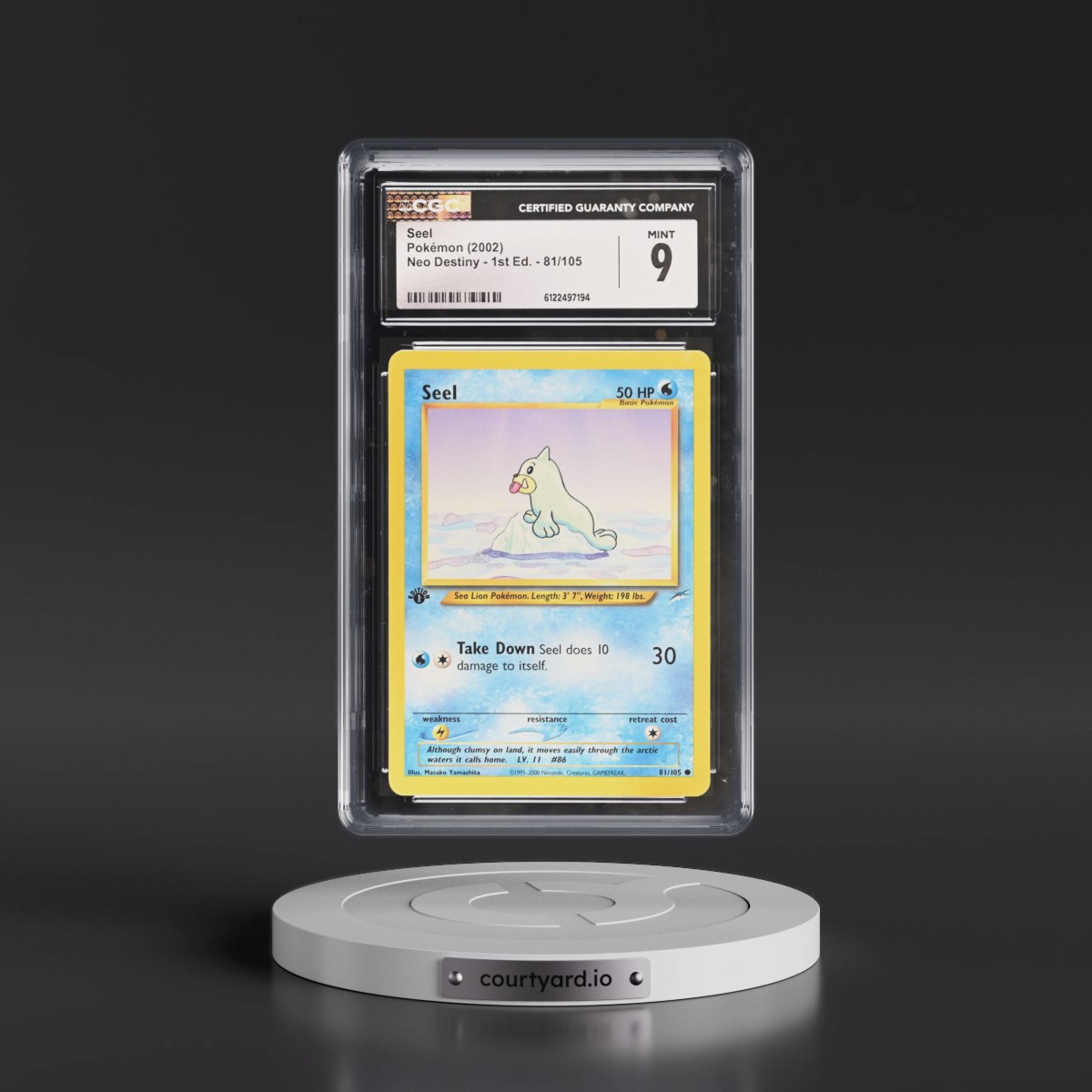 2002 Neo Destiny Seel - 1st Edition #81/105 CGC 9