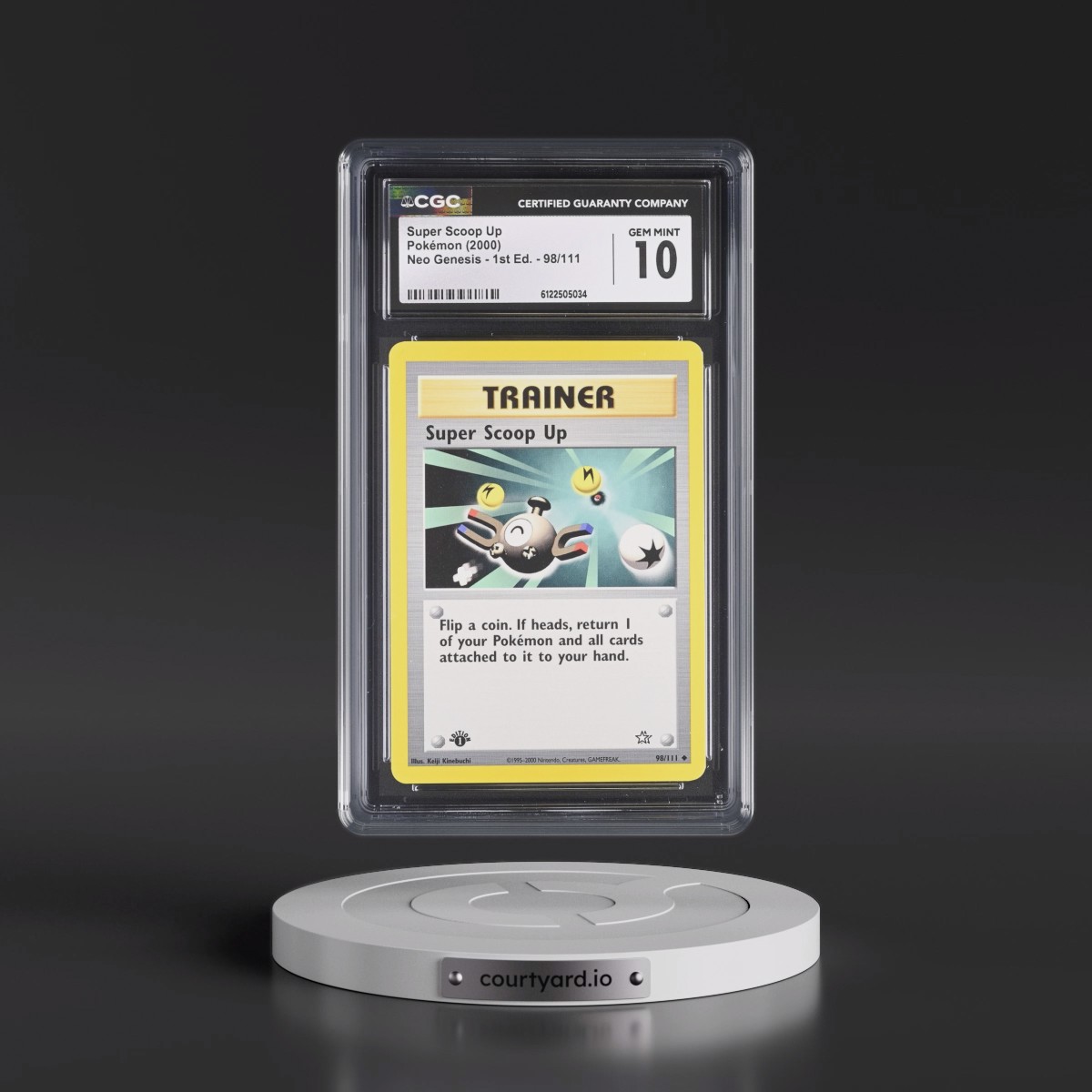 2000 Neo Genesis #98/111 Super Scoop Up - 1st Edition (CGC 10 GEM MINT)