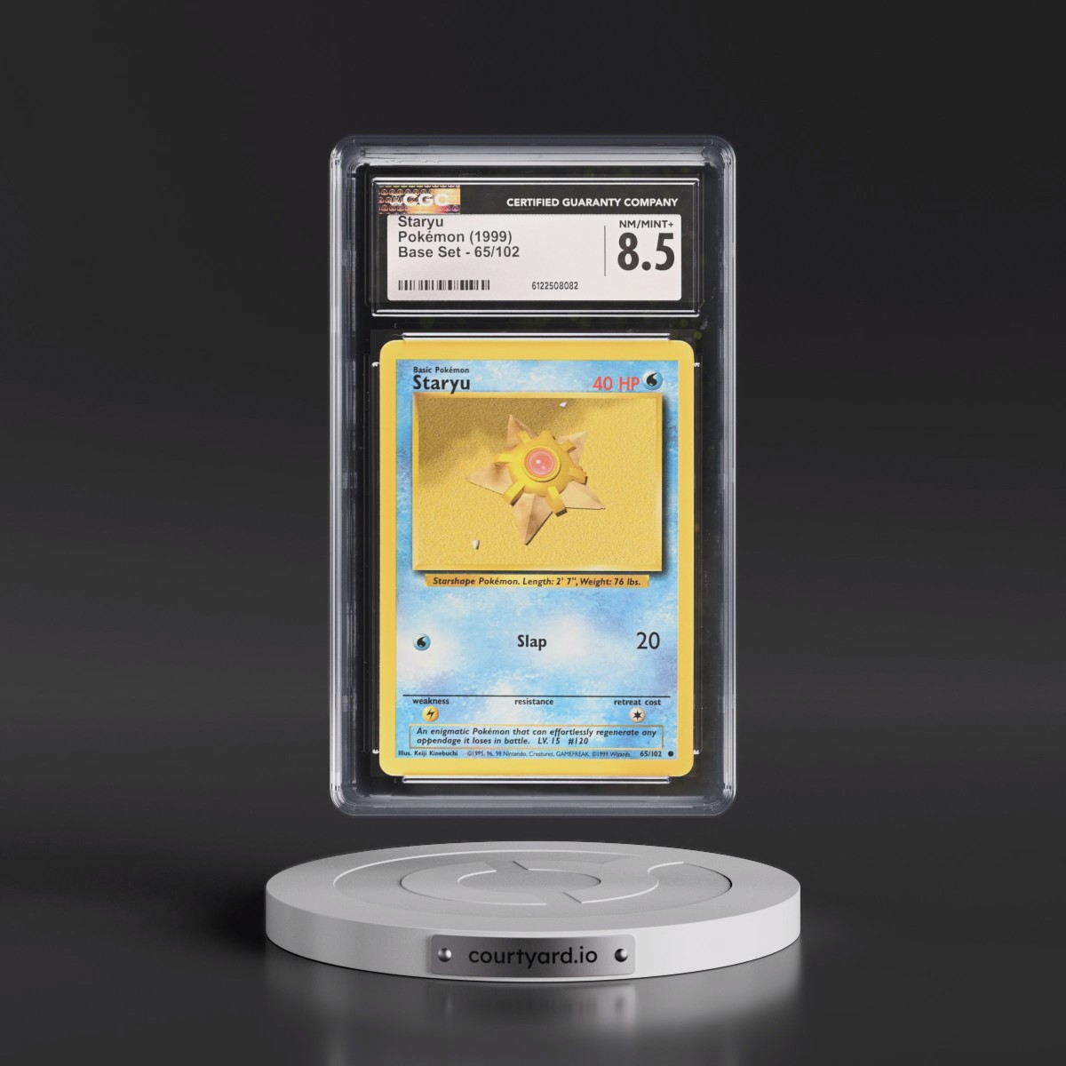 1999 Base Set #65/102 Staryu (CGC 8.5 NM-MT+)