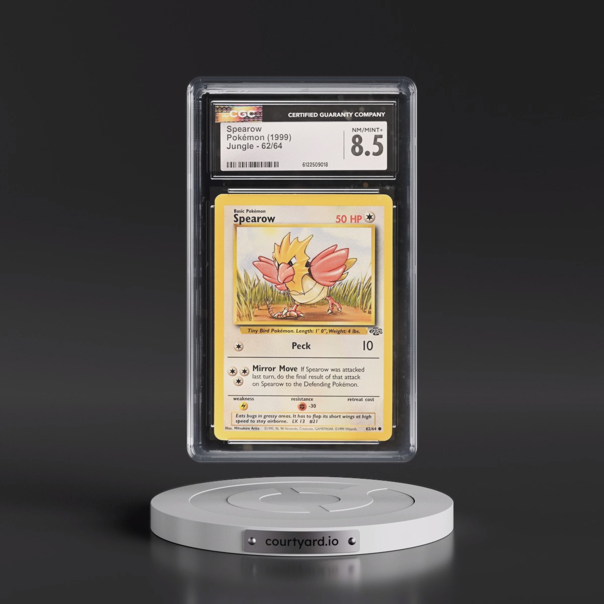 1999 Jungle #62/64 Spearow (CGC 8.5 NM-MT+)