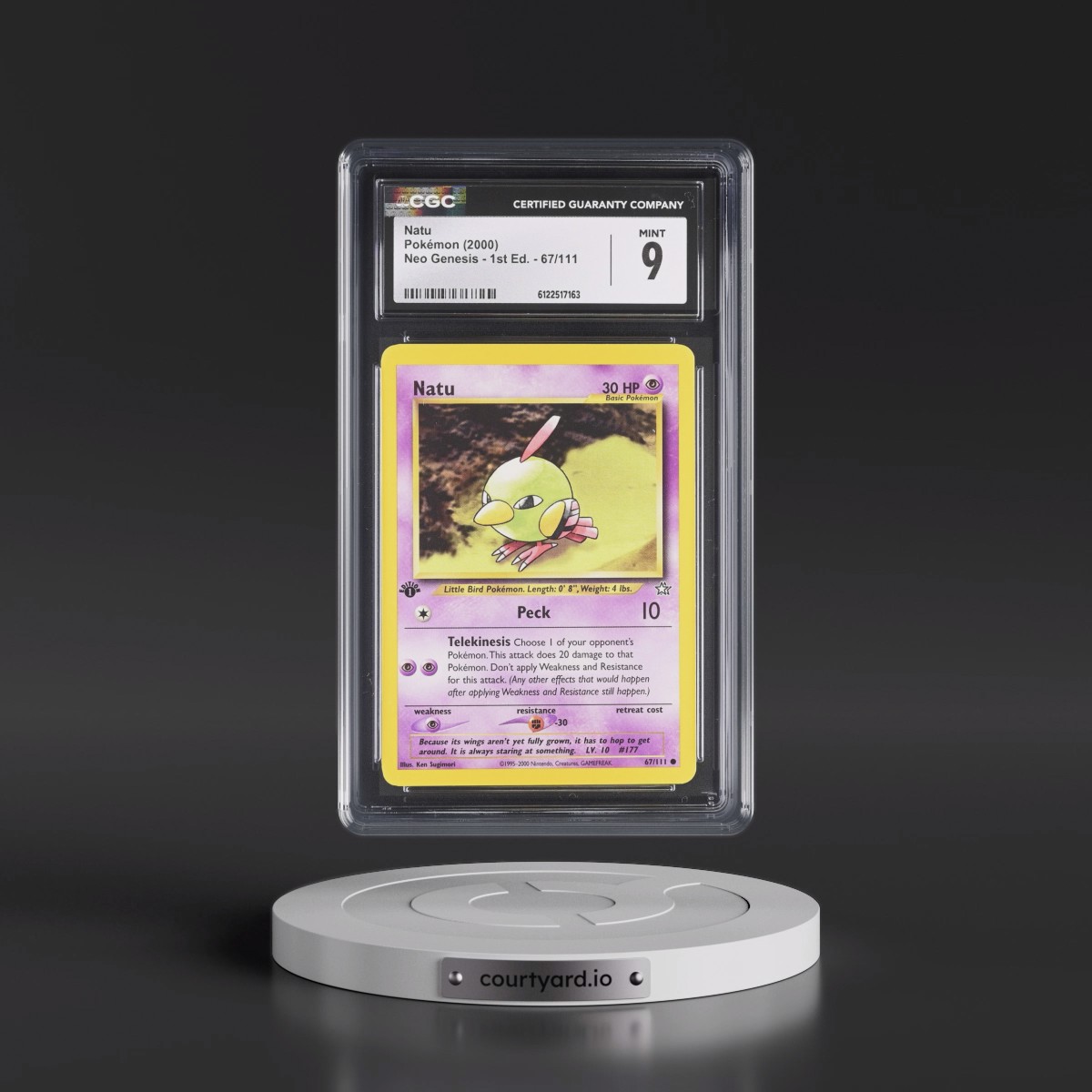 2000 Neo Genesis #67/111 Natu - 1st Edition (CGC 9 MINT)