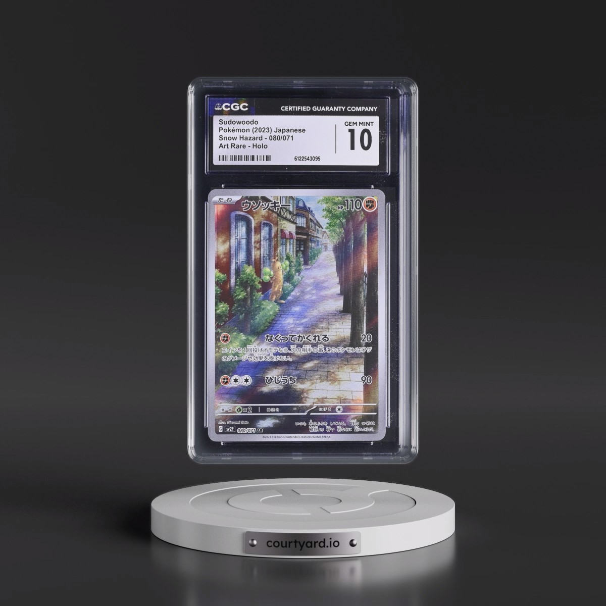 2023 Snow Hazard #080/071 Sudowoodo - Art Rare Holo (CGC 10 GEM MINT)