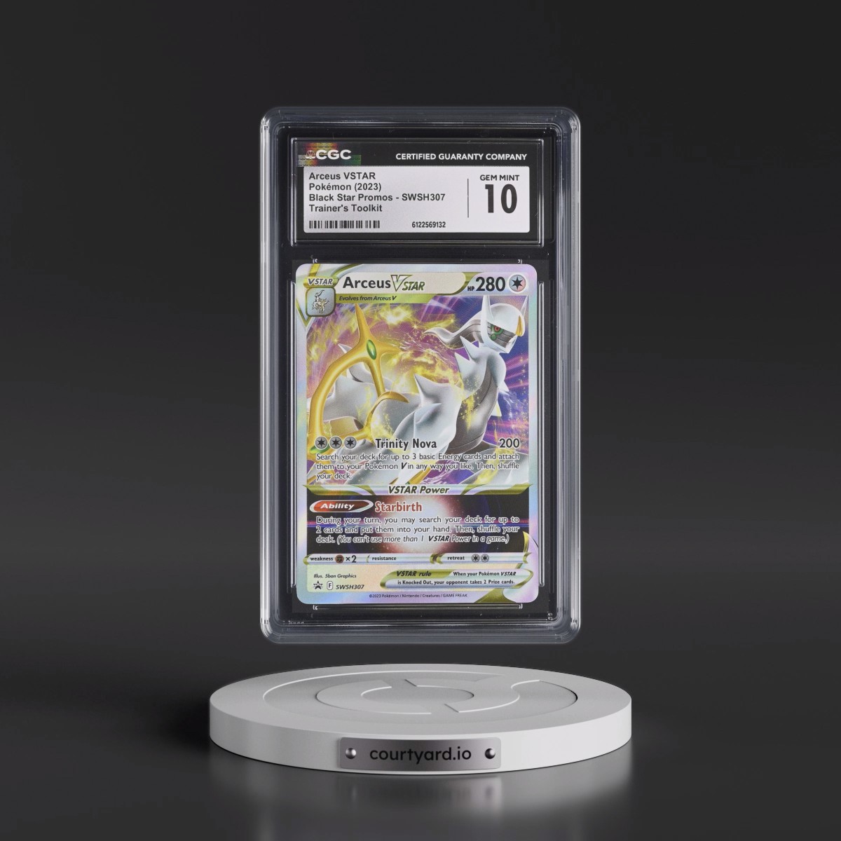 2017 Black Star Promos - Sword & Shield #SWSH307 Arceus VSTAR - Holo Trainer's Toolkit (CGC 10 GEM MINT)