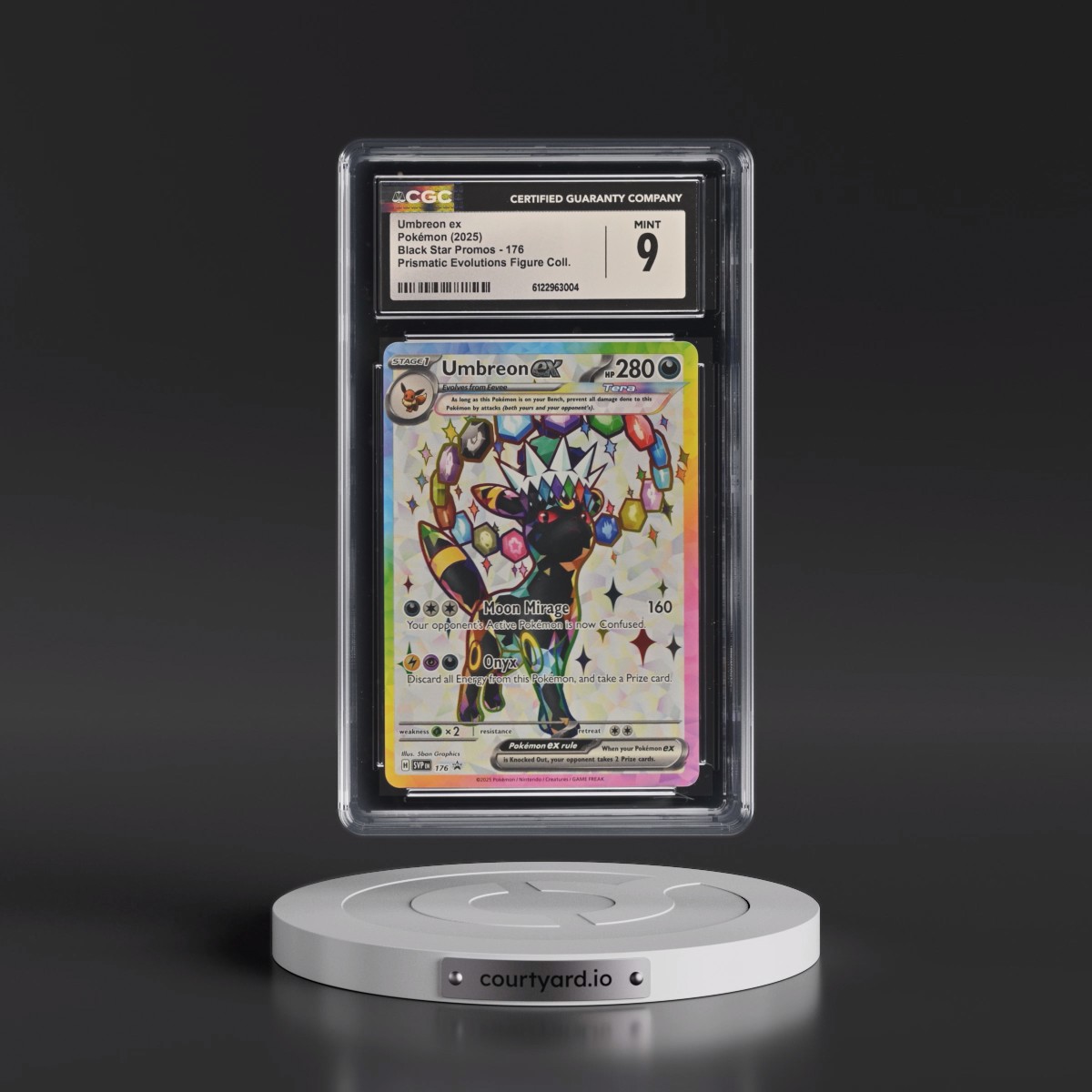 2023 Black Star Promos - Scarlet & Violet SVP EN #176 Umbreon ex - Prismatic Evolutions Premium Figure Collection (Holo) (CGC 9 MINT)