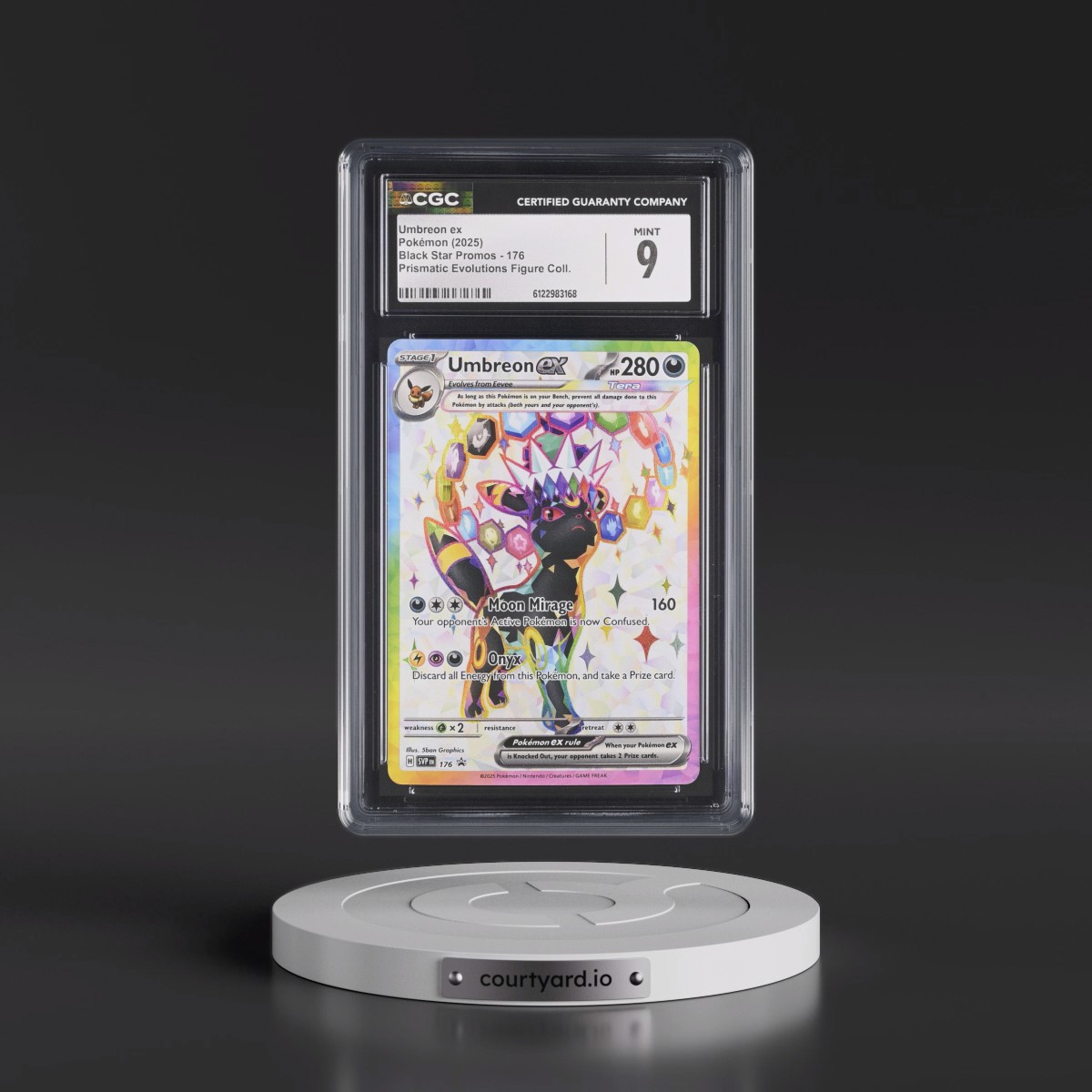 2023 Black Star Promos - Scarlet & Violet SVP EN #176 Umbreon ex - Prismatic Evolutions Premium Figure Collection (Holo) (CGC 9 MINT)