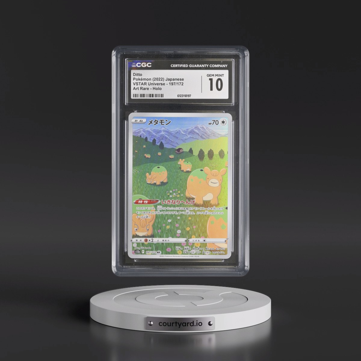 2022 VSTAR Universe #197/172 Ditto - Art Rare Holo (CGC 10 GEM MINT)