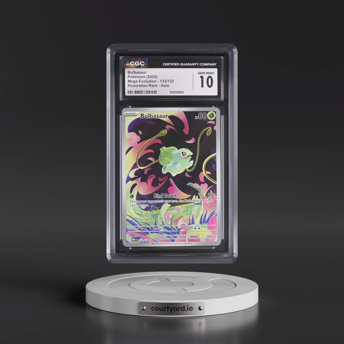 2025 Mega Evolution - MEG EN #133/132 Bulbasaur - Illustration Rare Holo (CGC 10 GEM MINT)