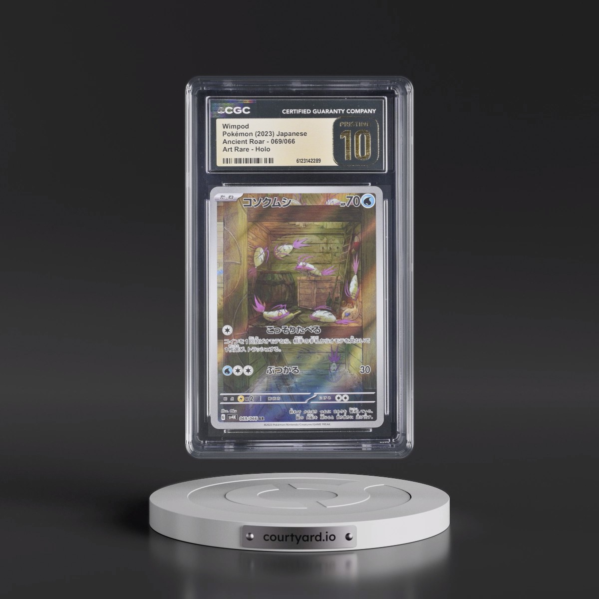 2023 Ancient Roar #069/066 Wimpod - Art Rare Holo (CGC 10 PRISTINE)