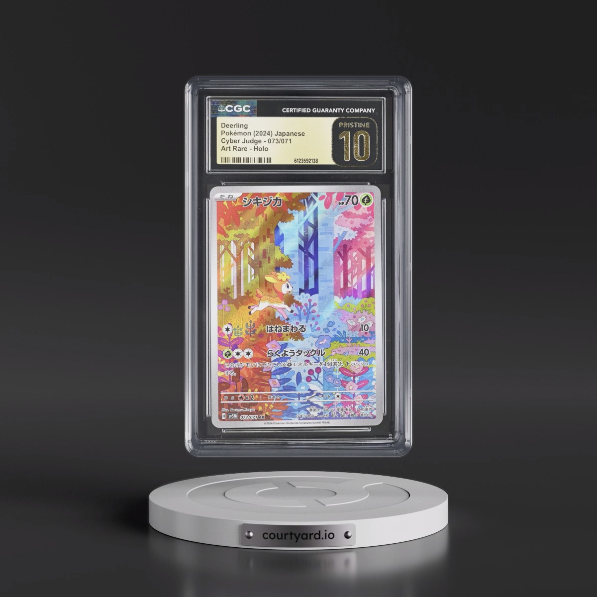 2024 Cyber Judge #073/071 Deerling - Art Rare Holo (CGC 10 PRISTINE)