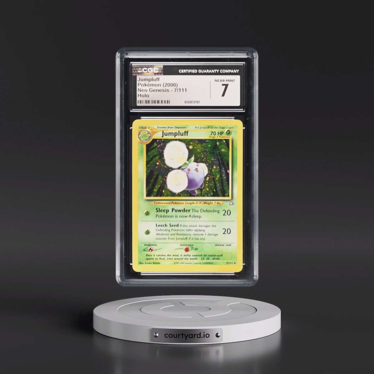 2000 Neo Genesis #7/111 Jumpluff - Holo (CGC 7 NM)