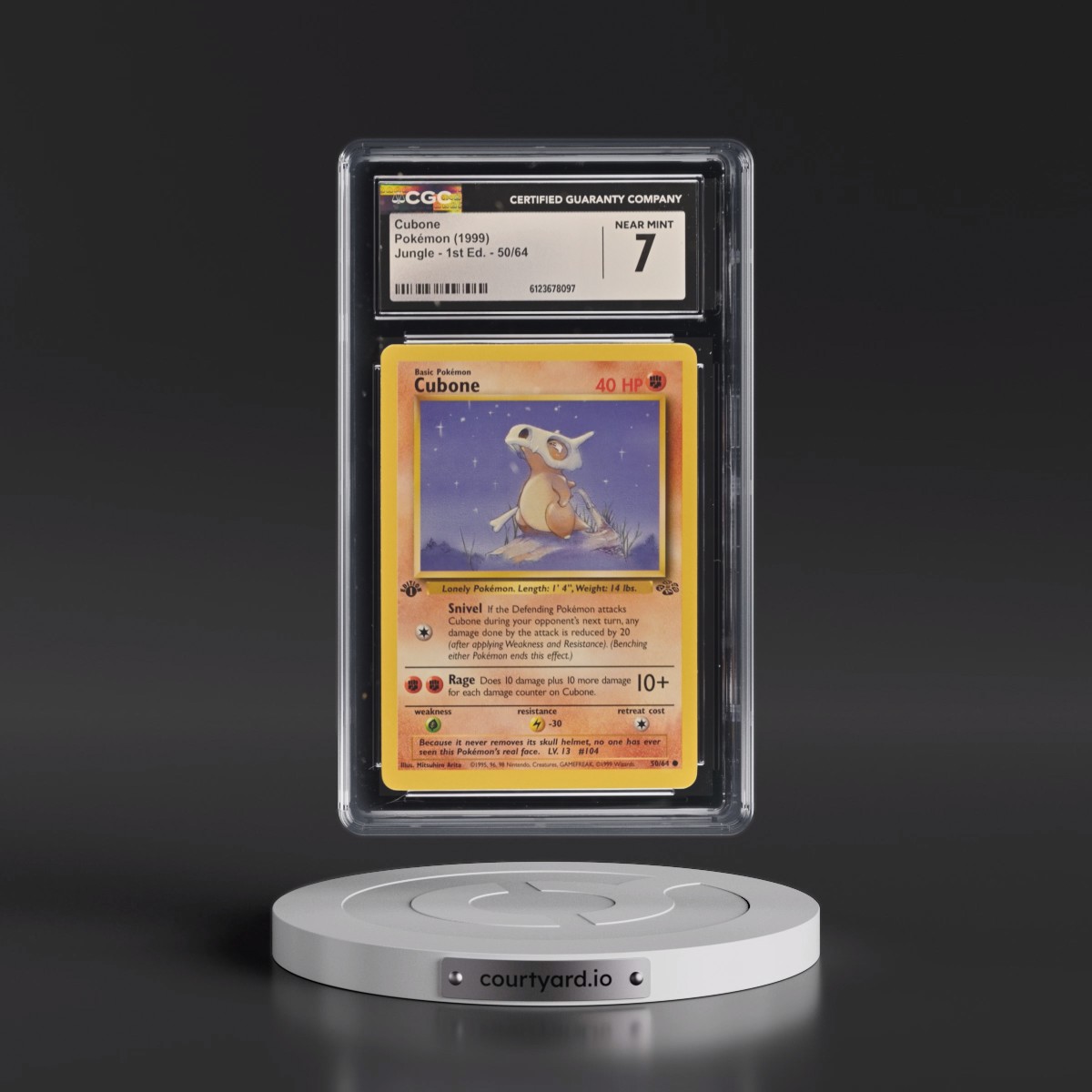 1999 Jungle Cubone - 1st Edition #50/64 CGC 7
