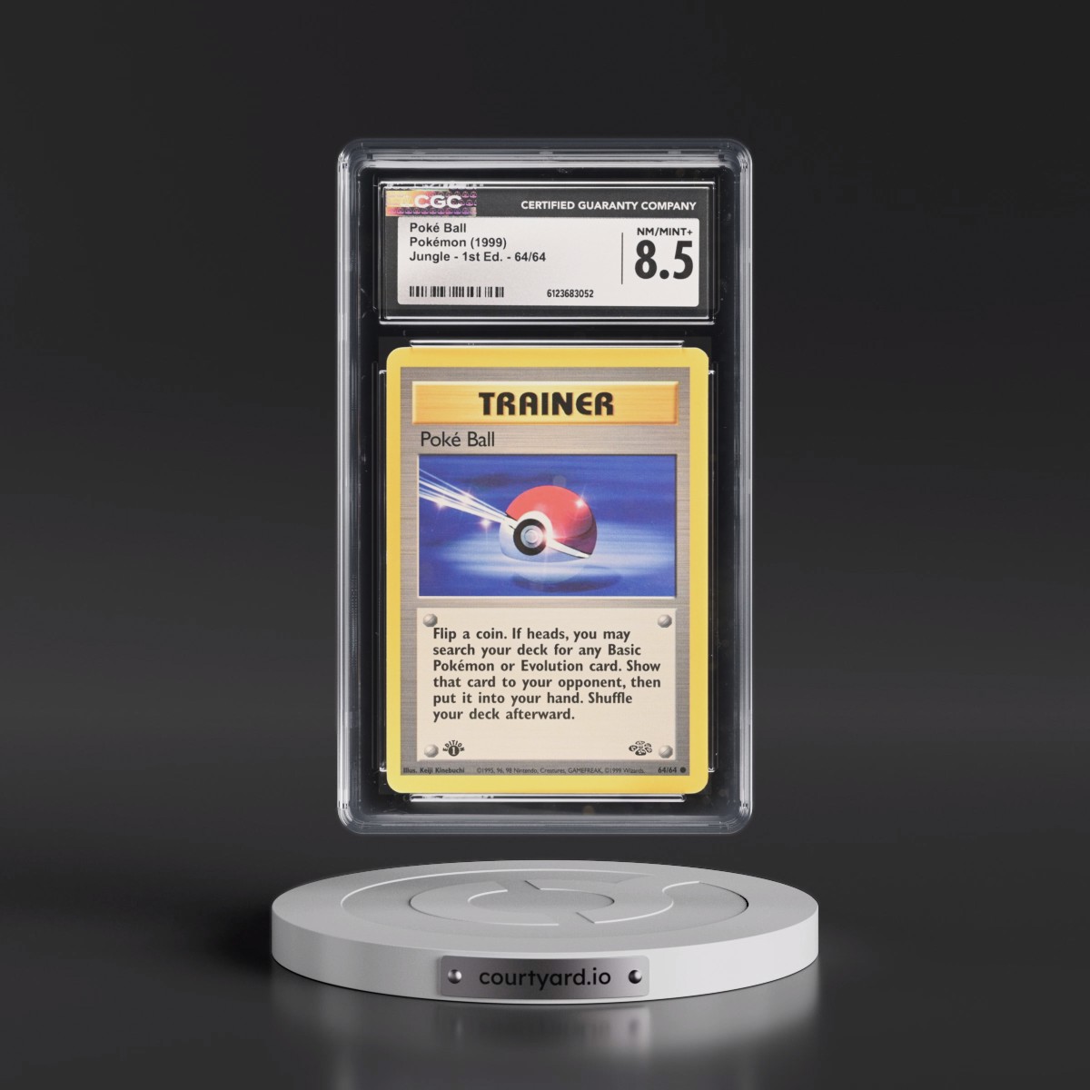 1999 Jungle #64/64 Poké Ball - 1st Edition 1st Edition (CGC 8.5 NM-MT+)