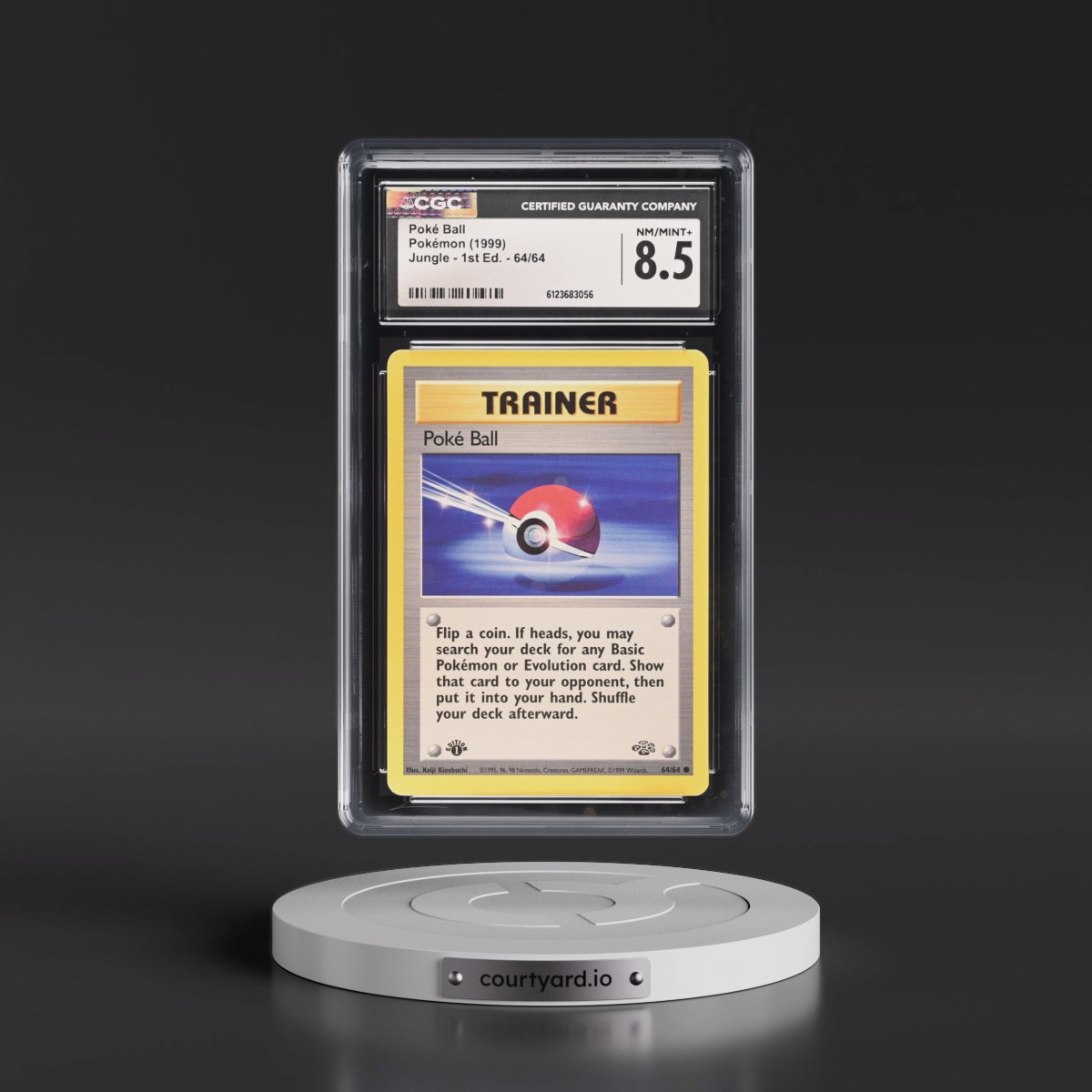 1999 Jungle #64/64 Poké Ball - 1st Edition 1st Edition (CGC 8.5 NM-MT+)