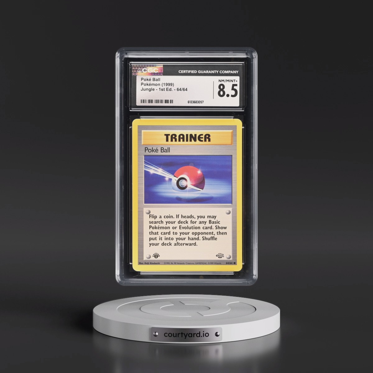 1999 Jungle #64/64 Poké Ball - 1st Edition 1st Edition (CGC 8.5 NM-MT+)