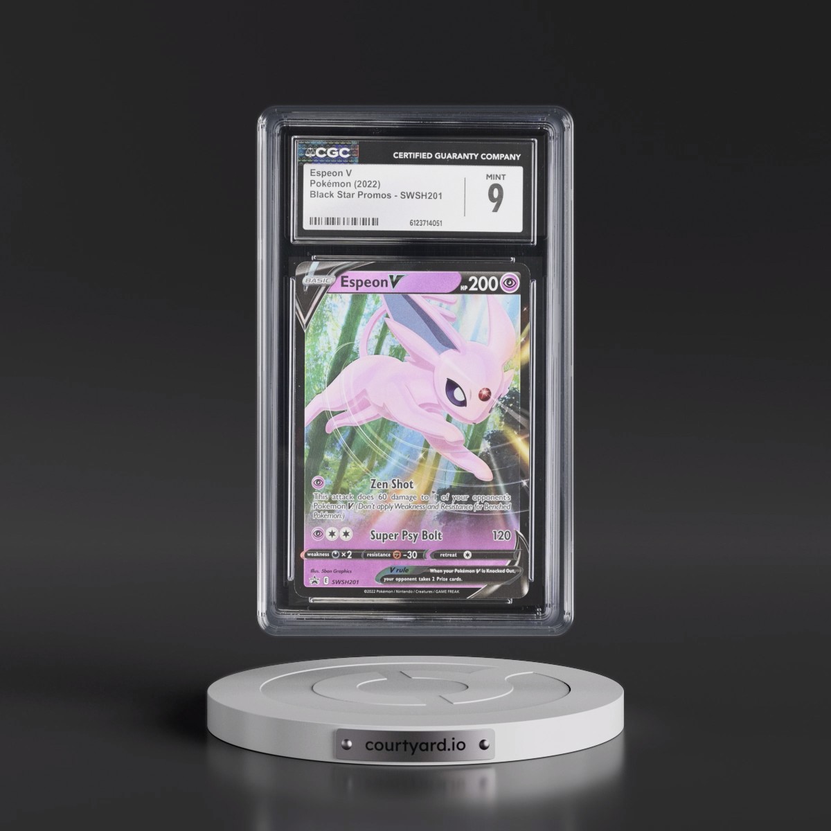 2017 Black Star Promos - Sword & Shield #SWSH201 Espeon V - Holo (CGC 9 MINT)