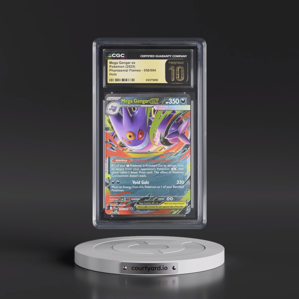 2025 Phantasmal Flames - PFL EN #056/094 Mega Gengar ex - Holo (CGC 10 PRISTINE)