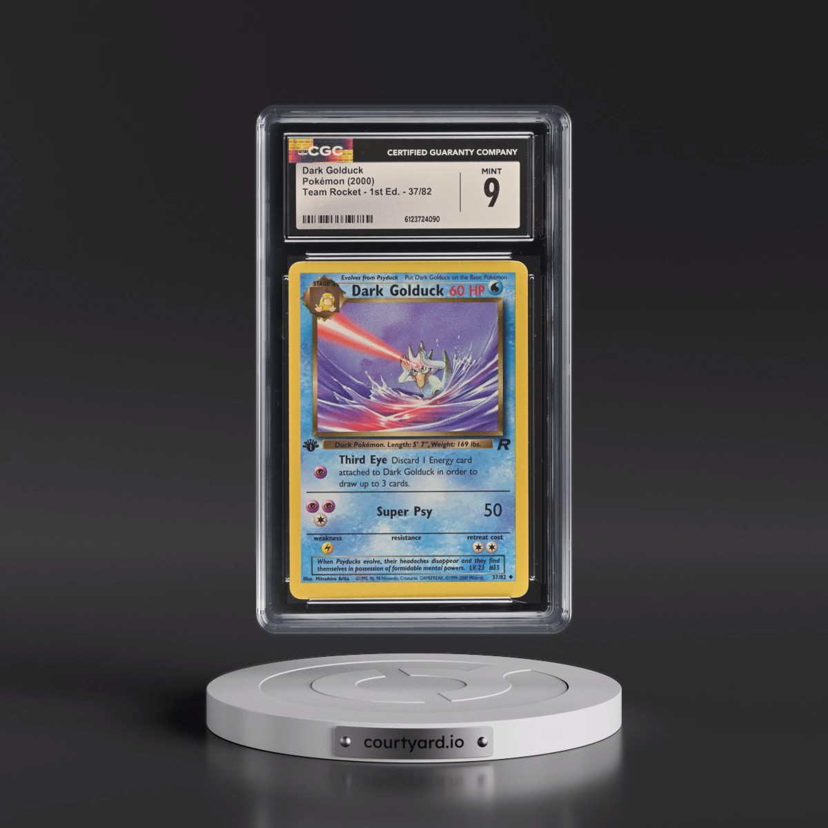 2000 Team Rocket #37/82 Dark Golduck - 1st Edition 1st Edition (CGC 9 MINT)