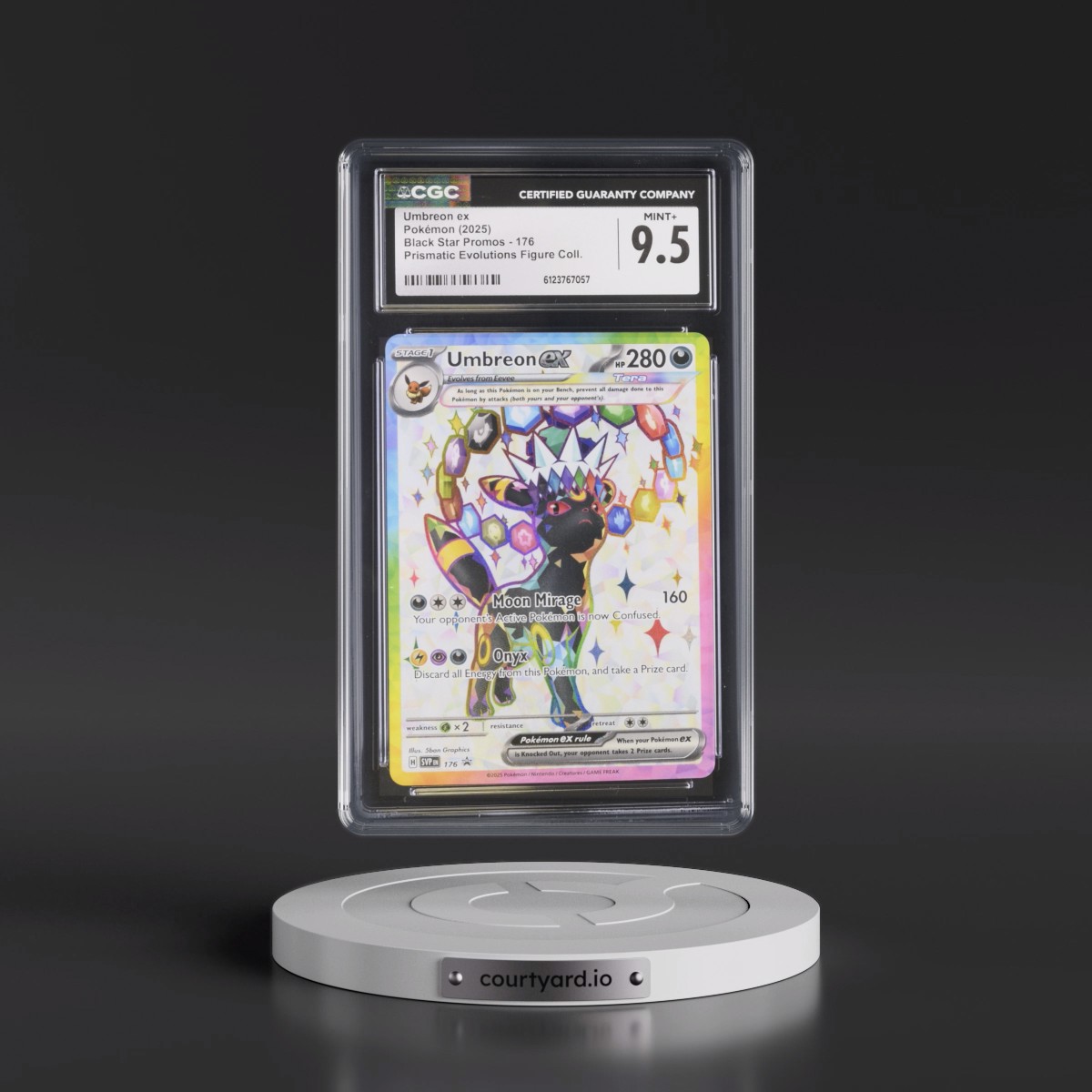 2023 Black Star Promos - Scarlet & Violet SVP EN Umbreon ex - Prismatic Evolutions Premium Figure Collection (Holo) #176 CGC 9.5